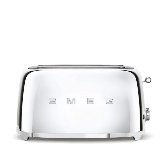 Smeg 4 Slice Toaster Chrome