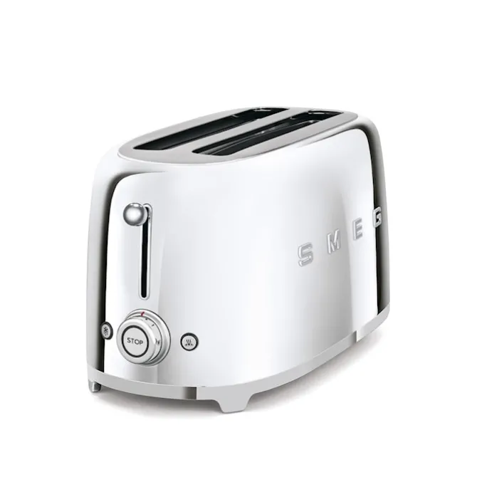 Smeg 4 Slice Toaster Chrome