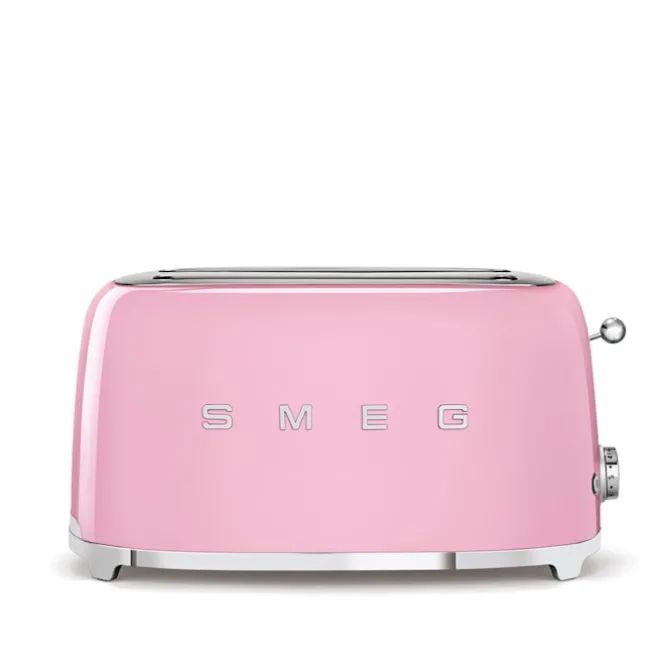 Smeg 4 Slice Toaster Pink
