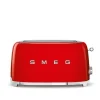 Smeg 4 Slice Toaster Red