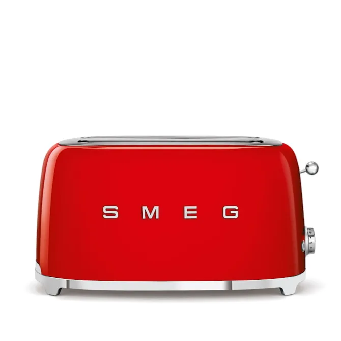 Smeg 4 Slice Toaster Red