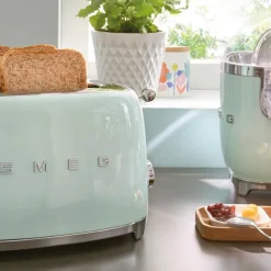 Smeg 2 Slice Toasters Pastel Green