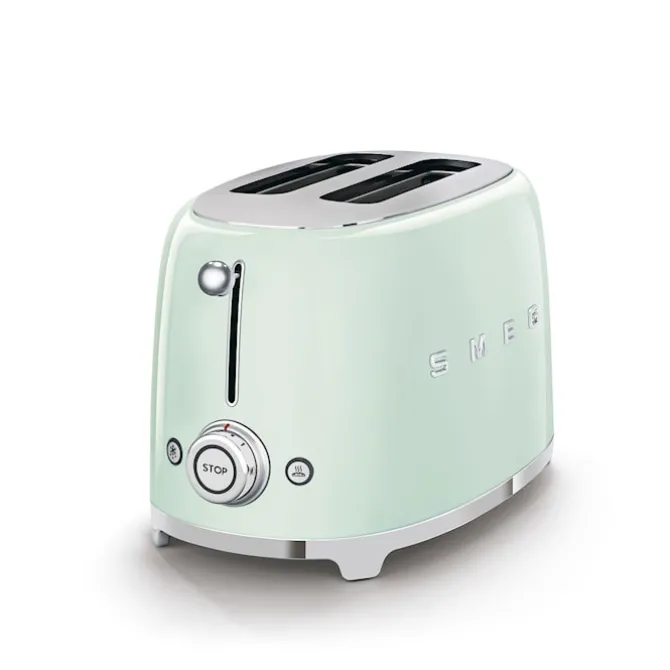 Smeg 2 Slice Toasters Pastel Green
