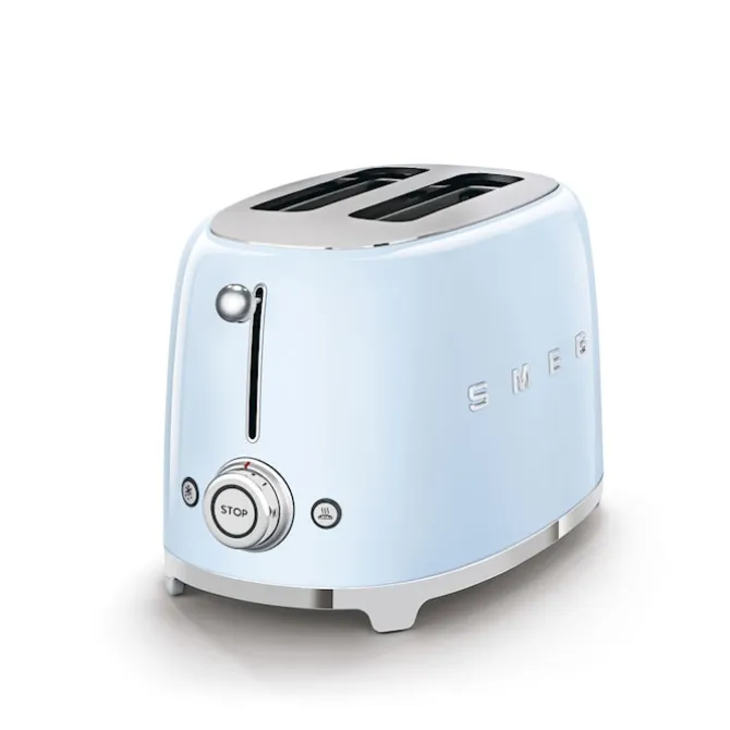 Smeg 2 Slice Toasters Pastel Blue