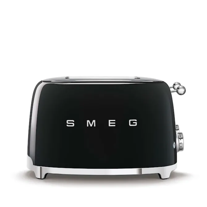 Smeg 4 Slot Toaster Black