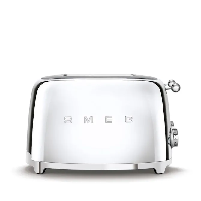 Smeg 4 Slot Toaster Chrome