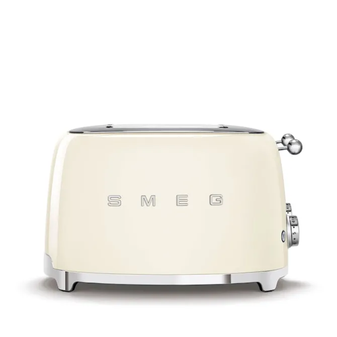 Smeg 4 Slot Toaster Creme