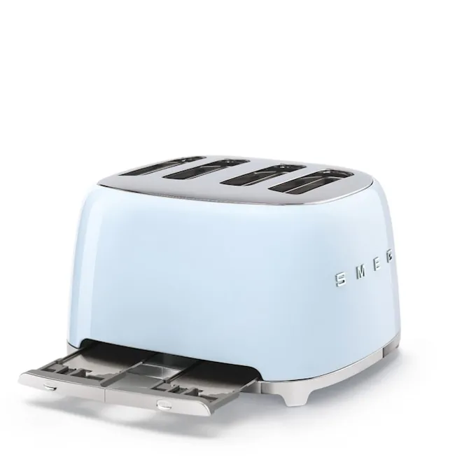 Smeg 4 Slot Toaster Pastel Blue