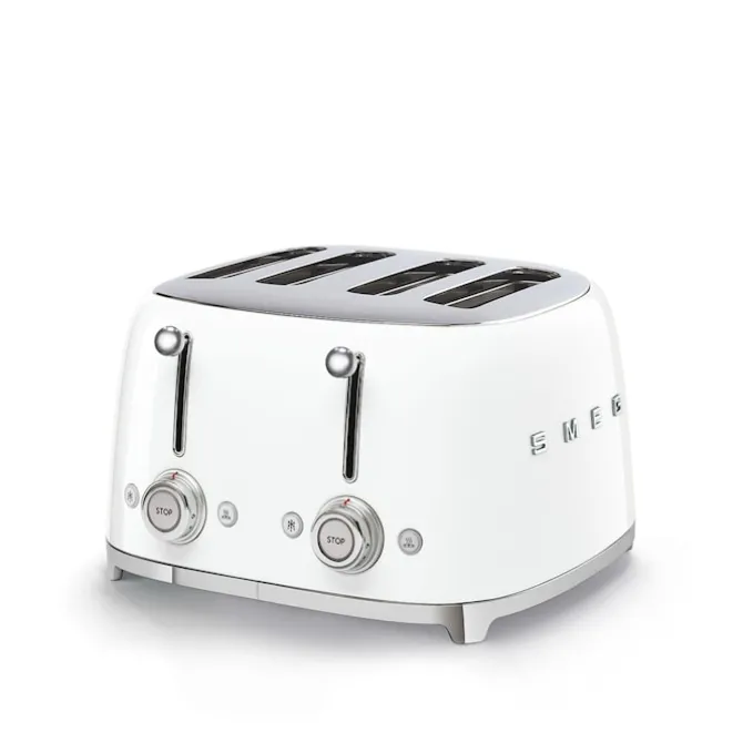 Smeg 4 Slot Toaster White