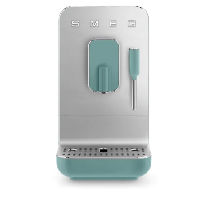 Smeg Automatic Coffee Machine With Steam Wand Emerald Green