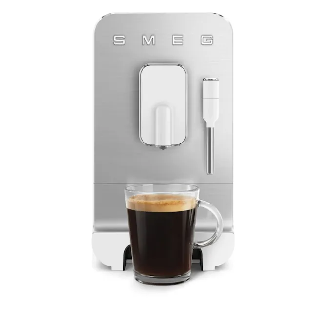 Smeg Automatic Coffee Machine With Steam Wand White