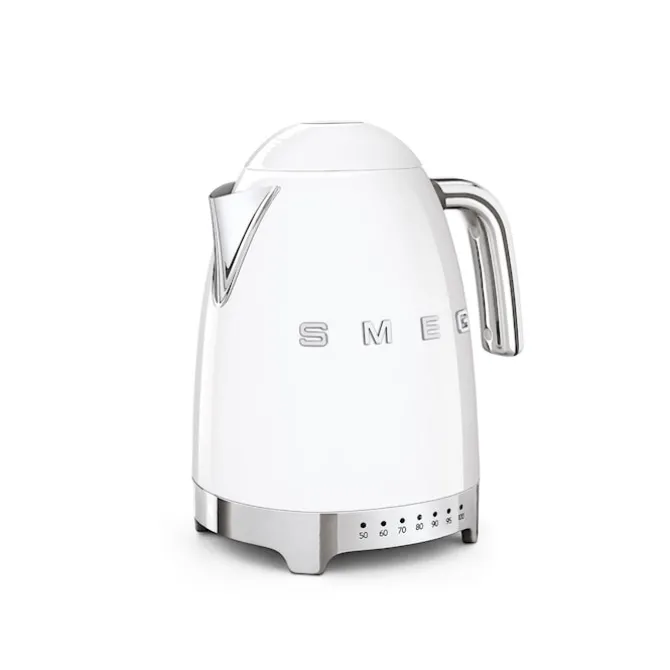 Smeg Kettle 1.7 L Adjustable Temperature Chrome