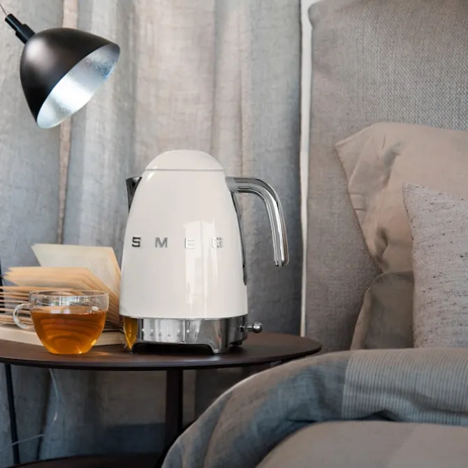 Smeg Kettle 1.7 L Adjustable Temperature Chrome