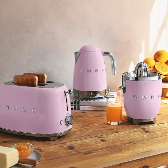 Smeg Kettle 1.7 L Adjustable Temperature Chrome