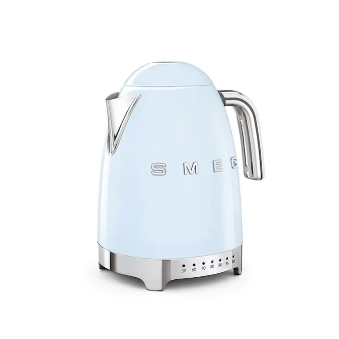 Smeg Kettle 1.7 L Adjustable Temperature Pastel Blue
