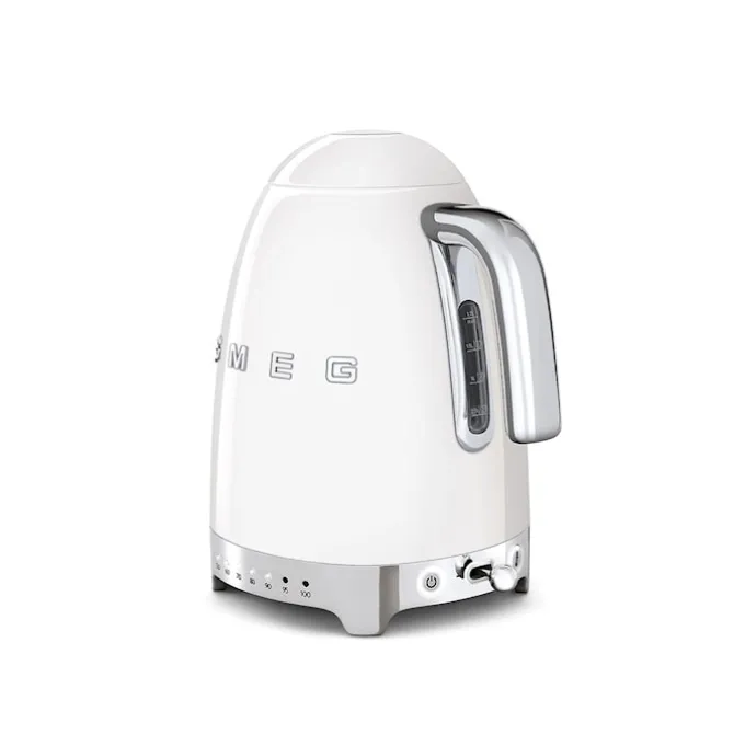 Smeg Kettle 1.7 L Adjustable Temperature White