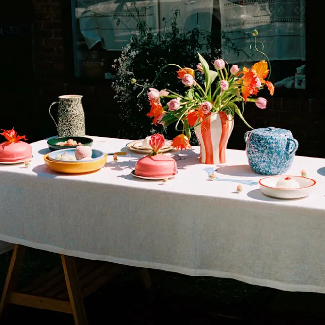 Sobremesa Stripe vase