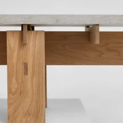 Sofabord V.Lf.02 160 cm - Eik/Kalkstein