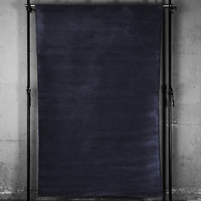 Solid Wool Rug Slate Gray