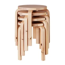 Spesialutgave av Stool E60 Wild Birch, signert Formafantasma