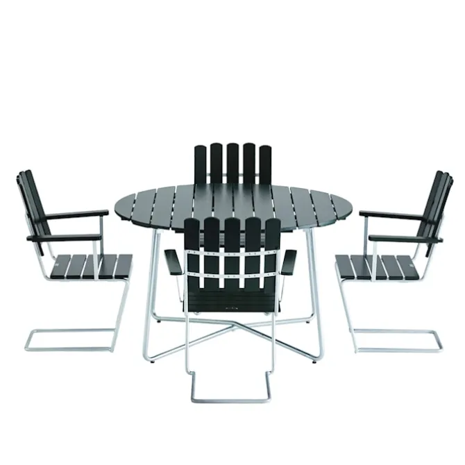 Spisegruppe bord 9A 120 & A2 lenestkol Exclusive Edition