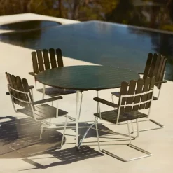 Spisegruppe bord 9A 120 & A2 lenestkol Exclusive Edition