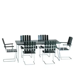 Spisegruppe bord B31 & A2 lenestkol 6 stk Exclusive Edition