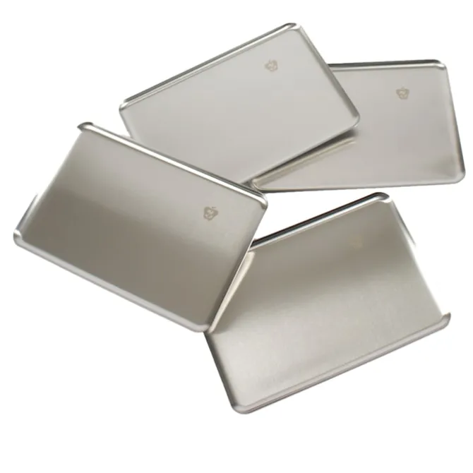 Steel Plate Pick Up Stainless Steel Set of 4