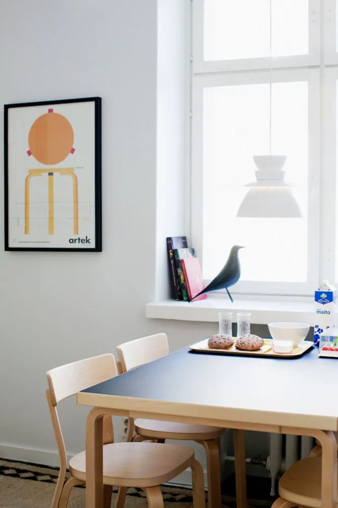 Stool 60 poster Alvar Aalto Chronology