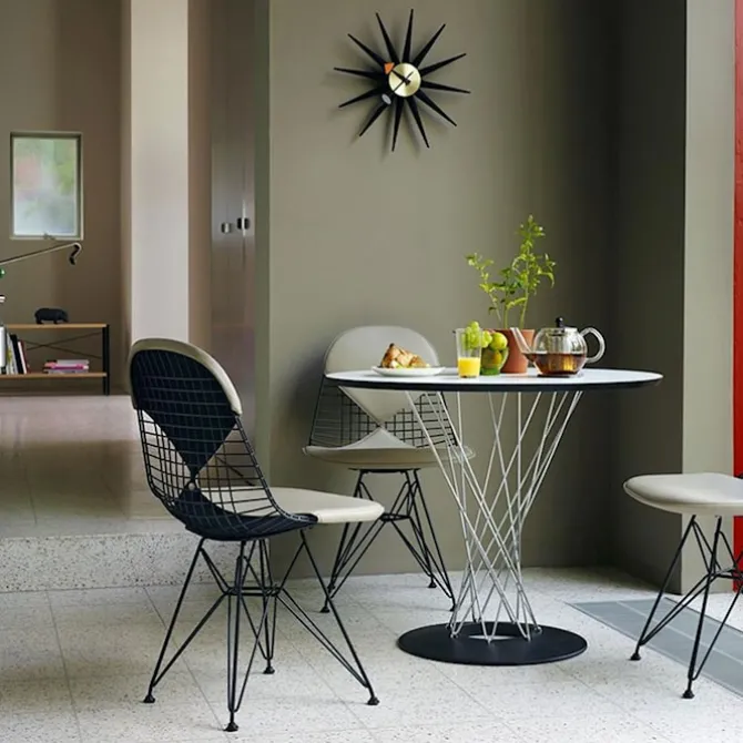 Sunburst Clock veggklokke