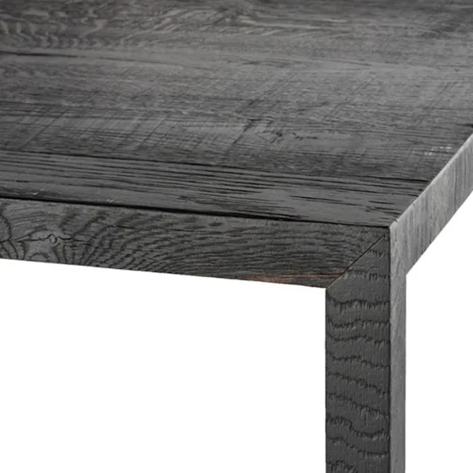 Tense Material Table Carbonized Wood