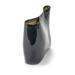 Terres De Reves Vase Low Blue Misty Grey