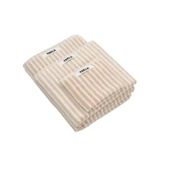 Terry håndkle ivory stripes
