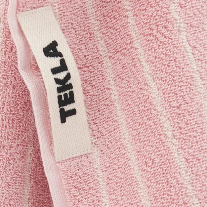 Terry håndkle shaded pink stripes