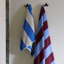 Terry Stripe badehåndkle 100 x 150 cm