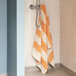 Terry Stripe badehåndkle 100 x 150 cm