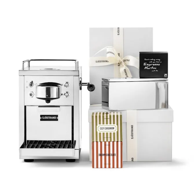 The Original Espresso kapselmaskin + Kapsel boks + Kaffekapsler Holiday 30-pack