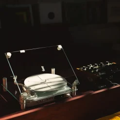 Transparent Turntable - White
