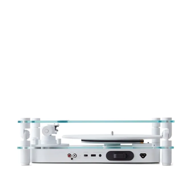Transparent Turntable - White