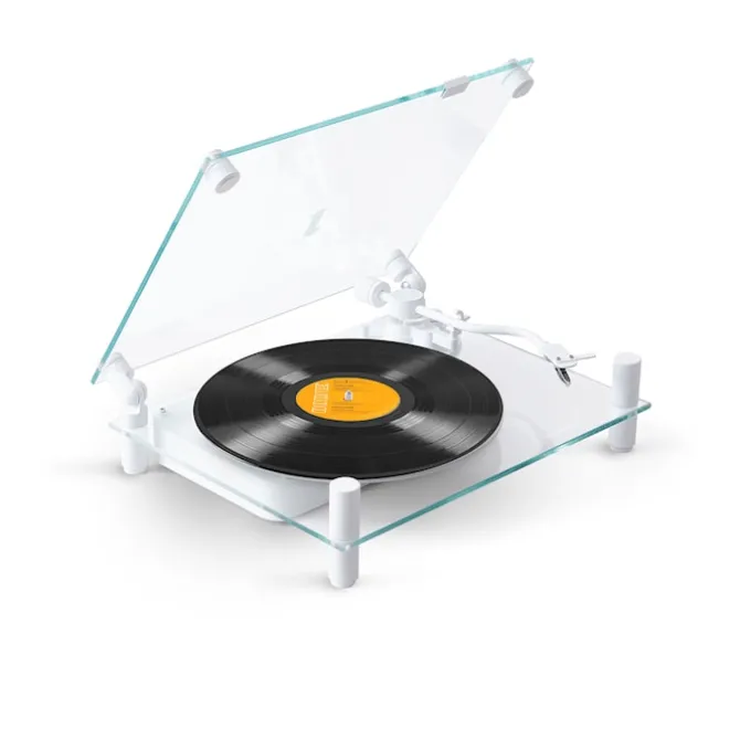 Transparent Turntable - White