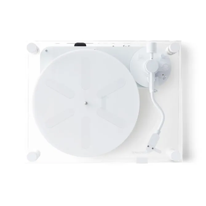 Transparent Turntable - White