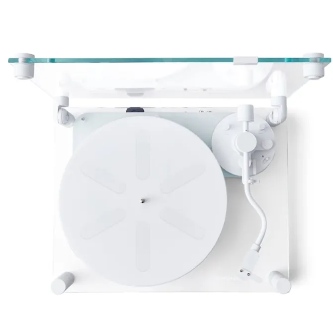 Transparent Turntable - White