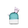 Travasi Oil Bottle Clear/Petrolblue/Pink - 32 cl