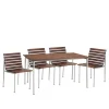 Traverse spisegruppe med bord 140cm & 4 stoler
