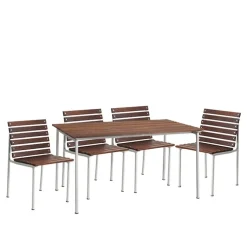 Traverse spisegruppe med bord 140cm & 4 stoler
