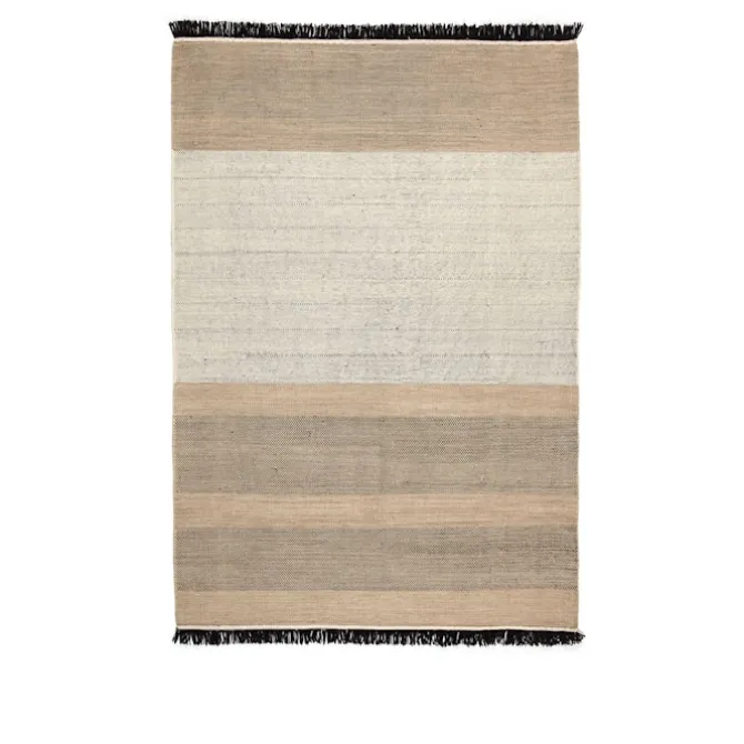 Tres Stripes Black Rug