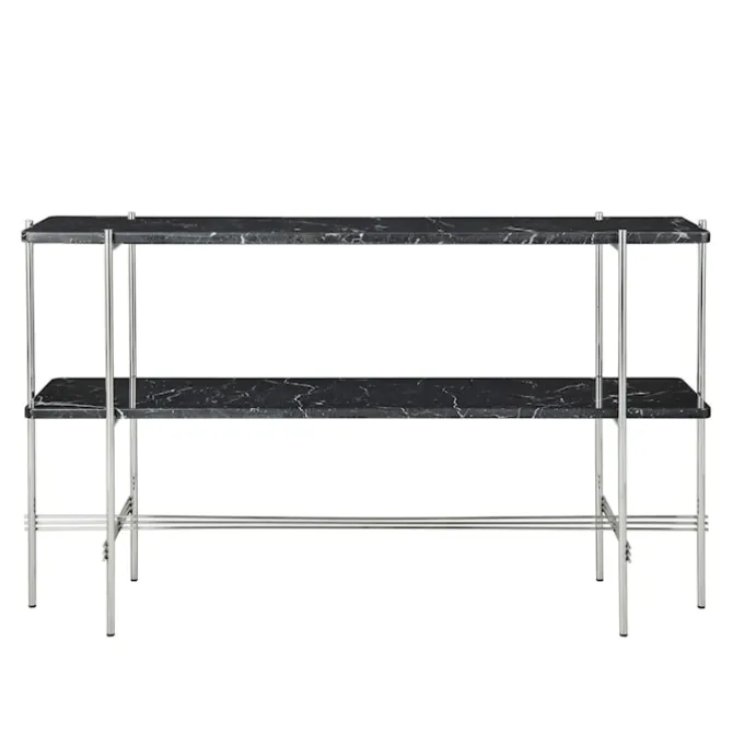 TS konsollbord 2 hyller stål