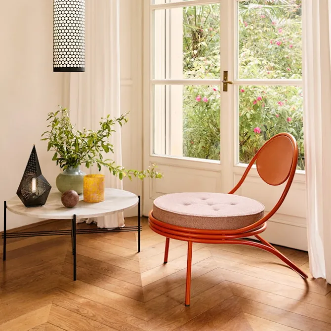 TS salongbord Ø80 cm svart