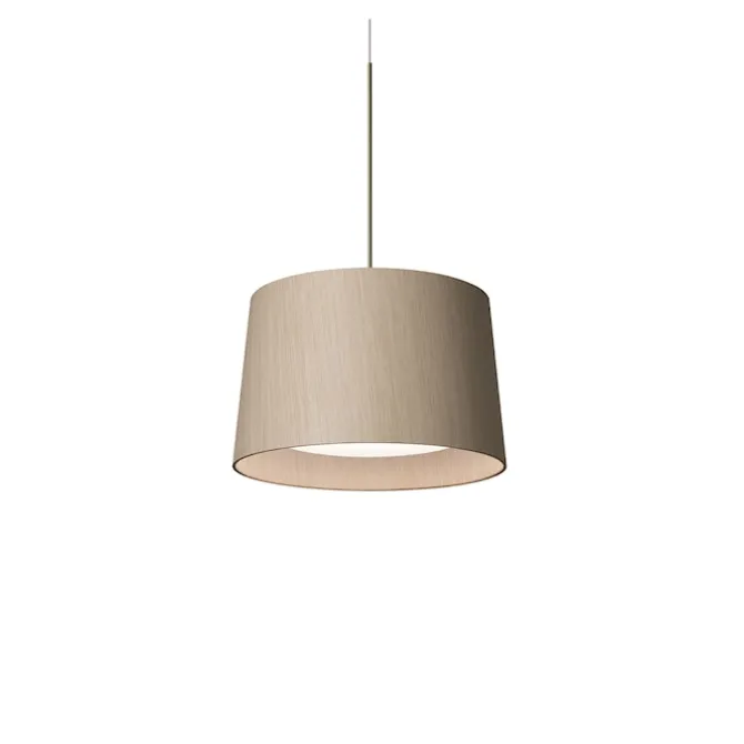 Twiggy Wood Pendant Greige