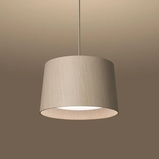 Twiggy Wood Pendant Greige